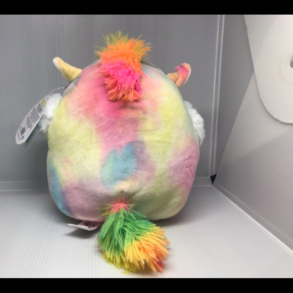 NWT Esmerelda the Rainbow Unicorn 8in Plush Series 36 Squishmallow w/ Earmuffs - Picture 3 of 5